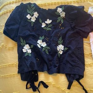 Open back summer top